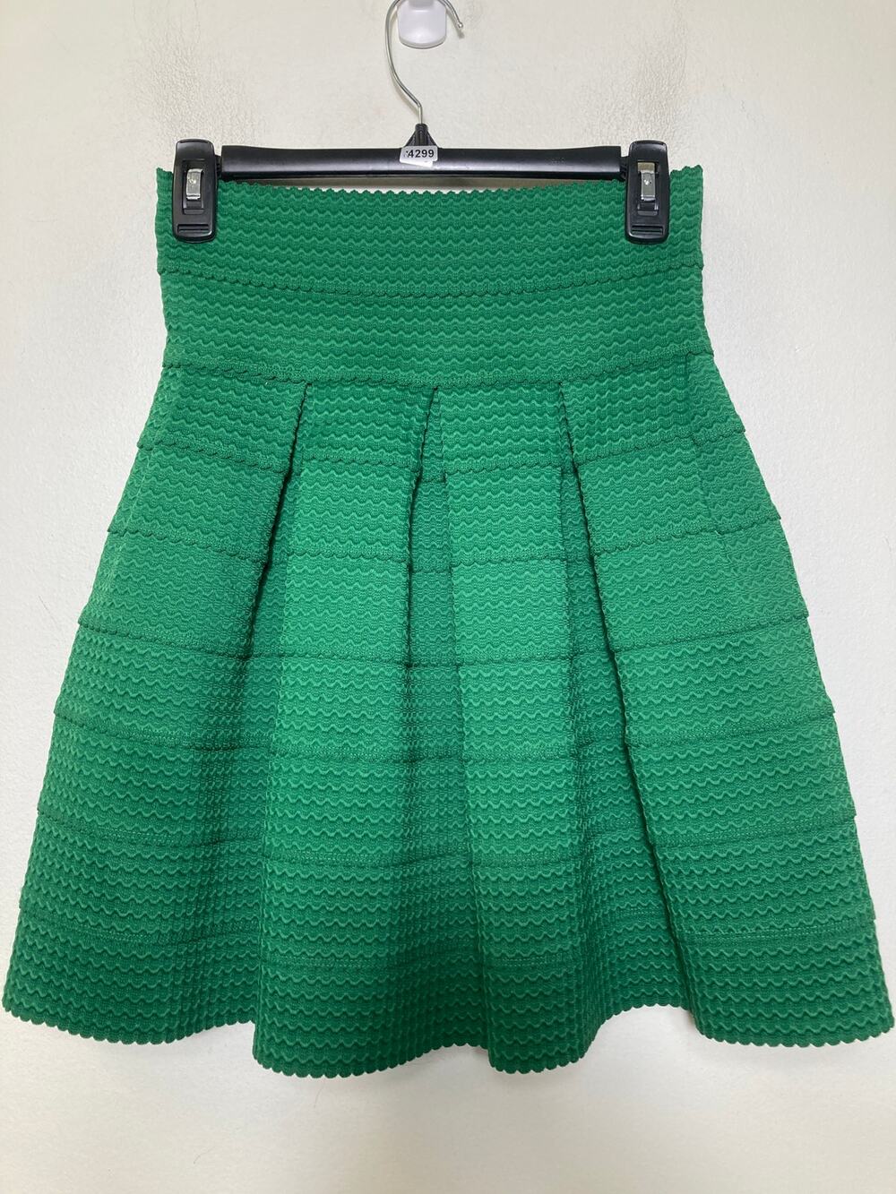 Girls From Savoy Structured Green Skirt sz S
